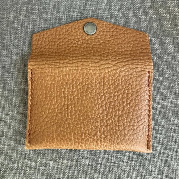 Portland Leather mini envelope wallet in DUNE - Picture 3 of 3